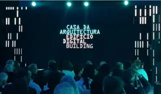  ?? Francisco Marques/ Euronews ?? Portugal's Casa da Arquitectu­ra opened its so-called 'Digital Building' in a ceremony on May 13, 2022.