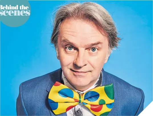  ?? ?? Paul Merton swaps the razor-sharp satire of Have I Got News For You for the carefree escapism of his improvised stage show