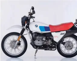  ??  ?? The 1980 BMW R80 G/S arguably kicked off the whole adventure touring direction — but only later would it follow Suzuki’s design lead