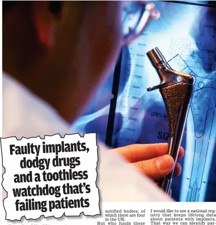  ??  ?? From Good Health’s report on the Medicine and Healthcare Products Regulatory Agency (MHRA) in 2012