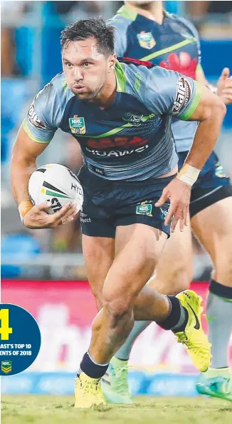  ?? Picture: GETTY IMAGES ?? Jordan Rapana is one of the ones that got away for the Gold Coast.