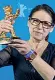  ??  ?? Ildiko Enyedi al festival di Berlino 2017 con l’Orso d’oro vinto con il suo film Corpo e anima