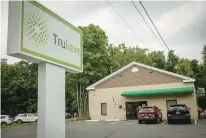  ?? DOUGLAS HOOK/HARTFORD COURANT ?? The Healing Corner, Bristol’s only medicinal cannabis dispensary, serves over 3,000 patients per month and had planned to expand to also offer recreation­al marijuana in town.