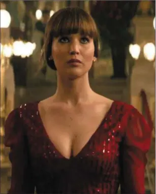  ??  ?? Jennifer Lawrence as Dominika Egorova in RedSparrow.