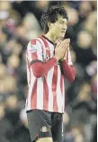  ??  ?? Ji Dong-Won during his spell on Wearside.