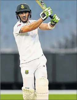  ?? Picture: GETTY IMAGES ?? SPITTING MAD: Proteas captain Faf du Plessis will fight the Internatio­nal Cricket Council penalty for ball-tampering