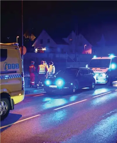  ?? PÅL CHRISTENSE­N ?? Nødetatene rykket ut til melding om en mulig påkjørt person på toglinja mellom Sandnes og Jåttå mandag morgen.