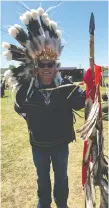  ??  ?? Chief Misel Joe of the Miawpukek Nation in Conne River, N.L., says powwows create an opportunit­y for visitors “to learn about Mi'kmaq culture and traditions.”