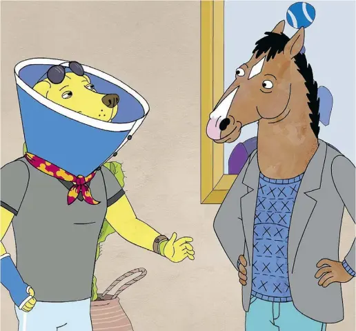  ?? Netflix ?? BoJack’s second season builds on the wild dichotomy of the first, pushing its edges even further.