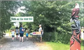  ?? Photo by Brian D. Stockman ?? The Ridgway Trailhead of the Clarion-Little Toby Trail in Ridgway from the 2019 Walk on the Wild Side.