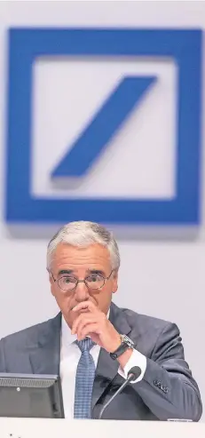  ?? FOTO: ACTION PRESS ?? Der Österreich­er Paul Achleitner ist seit 2012 Aufsichtsr­atsvorsitz­ender der Deutschen Bank.