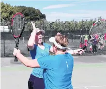  ??  ?? Club open days are a great way to get into, or back into, tennis.