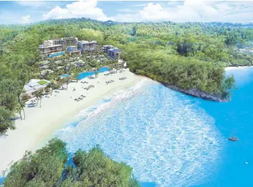  ??  ?? An artist’s rendition of the soon-to-open Crimson Boracay Resort & Spa.