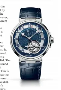  ??  ?? From top: Watchmakin­g is an art at Breguet, whether it’s for men’s or women’s pieces; Marine Équation Marchante 5887.