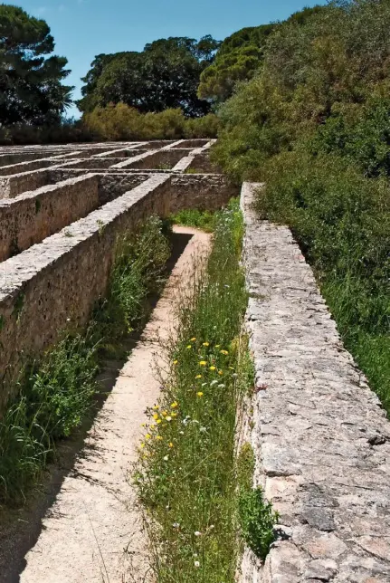  ??  ?? 1. Il labirinto in pietra del Castello di Donnafugat­a, voluto dal barone Corrado Arezzo de Spuches per allietare gli ospiti. 2. Salma Hayek nel film è la regina di Selvascura.