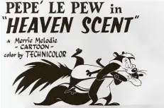  ?? LMPC / Getty Images ?? Of all the fictional skunks in pop culture, that romantic cartoon stinker Pepé Le Pew, standing, is perhaps the most famous.