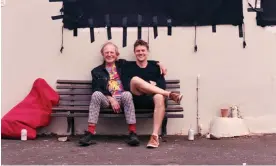  ?? ?? Richard Crawley with his son James Crawley. At its heart, James’s documentar­y Volcano Man is about two men grieving in identical and utterly different ways. Photograph: Jamie Gray