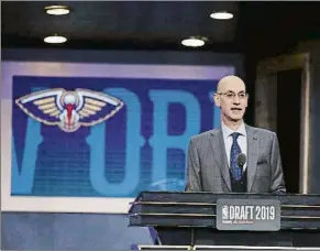  ?? FOTO: AP ?? Adam Silver, comsionado NBA. Europa es el próximo objetivo de la liga americana