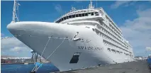  ?? PHIL REIMER ?? Silversea's Silver Spirit in Mediterran­ean. The luxury brand is concentrat­ing on the Mediterran­ean and Africa with compliment­ary round-trip airfare, two nights' hotel for Mediterran­ean cruises and three nights on African plus shore excursions.