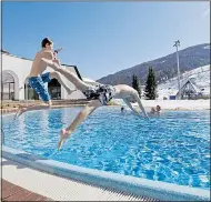 ??  ?? SPRING INTO ACTION: St Kathrein thermal spa