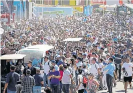  ?? ?? Jornada completa. Expoagro empezó con todo en su edición 2024.