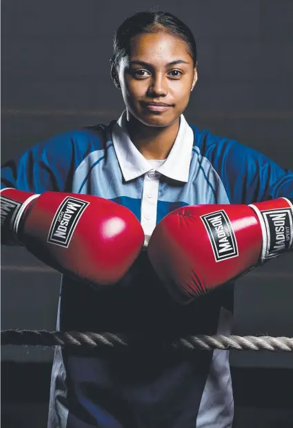  ??  ?? Teenager Shylah Waikai will compete in the Youth Commonweal­th Games. Picture: JERAD WILLIAMS CONNOR O’BRIEN