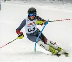  ?? Foto: Marina Klocke ?? „Anfang November hätte ich nicht gedacht, dass für mich Skirennen stattfinde­n“, sagt der 17‰jährige Finn Klocke. Er hat sich geirrt.