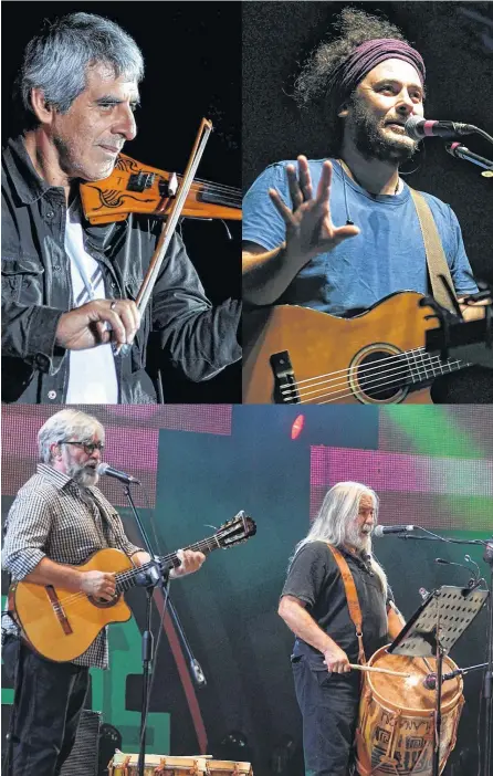  ?? FOTOS: TÉLAM. ?? Dúo Coplanacu está integrado por Roberto Cantos y Julio Paz desde 1985.