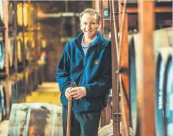  ??  ?? Award winning Keith Geddes, master distiller at Tullibardi­ne Distillery