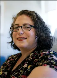  ?? AP PHOTO/JOHN MINCHILLO ?? Judith Harbour, staff veterinary social worker at the Schwarzman Animal Medical Center, sits for a portrait Wednesday, June 15, 2022, in New York.