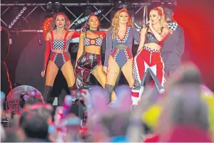  ??  ?? Little Mix are among the stars to have graced the stage in Dundee.