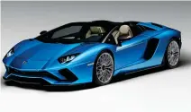  ??  ?? Lamborghin­i Aventador S Roadster