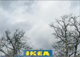  ?? JONATHAN NACKSTRAND / AFP ?? Nubes sobre Ikea: la UE investiga sus prácticas fiscales