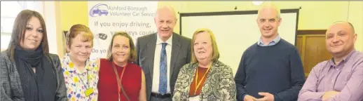  ?? Pictures: Gary Browne FM4748711 ?? MP Damian Green visiting to celebrate 40 years of the Ashford Volunteer Centre