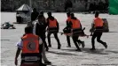  ?? ?? The Palestinia­n Red Crescent accused the police of beating one of their medics