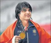  ?? PTI FILE ?? ■
Neeraj Chopra threw the javelin 87.86m, his second-best career effort, in his fourth attempt.