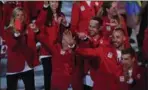  ?? SEAN KILPATRICK, THE CANADIAN PRESS ?? Canadian athletes take part in the opening ceremonies at the 2016 Olympic Games in Rio.