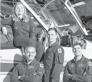  ?? PHOTO BY NASA • BILL STAFFORD ?? The Canadian Space Agency astronaut team, pictured in 2017, include, from left (front) David Saint-jacques, Joshua Kutryk, Jeremy Hansen and (back) Jenni Sidey-gibbons.