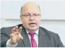  ??  ?? Hofft auf eine Koalition bis Weihnachte­n: Peter Altmaier (CDU). Foto: dpa