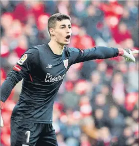  ?? FOTO: EFE ?? Kepa Arrizabala­ga portero del Athletic