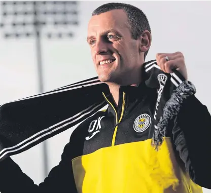  ?? Picture: SNS Group. ?? New St Mirren boss Oran Kearney is looking forward to tonight’s game against Celtic.