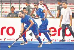  ?? HI ?? India’s Maninder Singh in action during their Asia Cup match against Indonesia.
