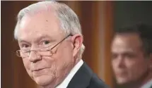  ?? WIN MCNAMEE AGENCE FRANCE-PRESSE ?? Le ministre américain de la Justice, Jeff Sessions