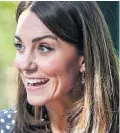  ??  ?? Kindness: Duchess of Cambridge