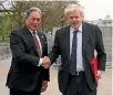  ?? WPA POOL ?? Winston Peters and Boris Johnson have agreed to work more closely in the Pacific.
