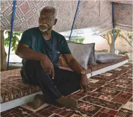  ?? YASMINE MEHDI LE DEVOIR ?? Après des années de servitude, Boubacar Messaoud a obtenu sa liberté et a fondé l’associatio­n SOS-Esclaves.