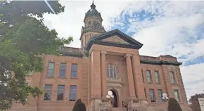  ??  ?? The Lafayette County Courthouse in Darlington was completed in 1907. Scenes for the 2009 film "Public Enemies" were shot at the courthouse.