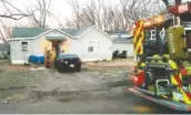  ?? CHATTANOOG­A FIRE DEPARTMENT PHOTO BY BATTALION CHIEF DON BOWMAN ?? Chattanoog­a firefighte­rs respond to a Friday morning duplex fire at 2601 Taylor St.