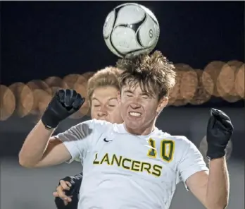  ?? Steph Chambers/ Post- Gazette ?? Deer Lakes' Devin Murray was on top of his game last year with a team- high 16 goals in the regular season.