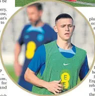  ?? ?? Phil Foden in training yesterday